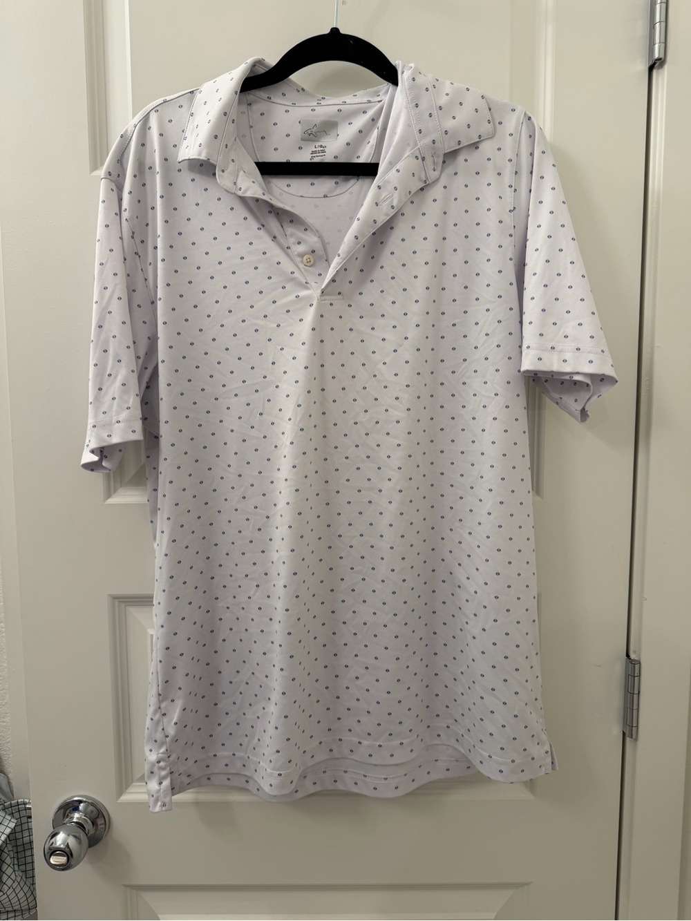 Greg Norman Men's Short Sleeve Polo Shirt Print